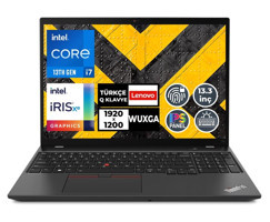 Lenovo Thinkpad T16 Gen 2 21HH00T7TX 009 Harici Intel Iris Xe Graphics Eligible Intel Core i7 1355U 32 GB Ram 1 TB SSD 16 inç WUXGA Windows 11 Pro Laptop