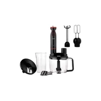 Schafer Multi 1500 ml Turbolu Çift Bıçaklı 4'lü Blender Seti Siyah