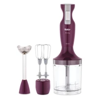 Fakir Trinity 700 ml Plastik Hazneli Buz Kırıcılı Turbolu 4 Bıçaklı 3'lü Blender Seti Mor