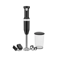 Kitchenaid 500 ml Plastik Hazneli İkili Mini El Blender Siyah