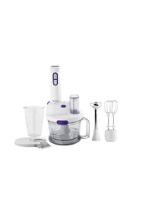 Arçelik K 1261 RHB 900 ml Plastik Hazneli Turbolu Çift Bıçaklı 4'lü Blender Seti Beyaz