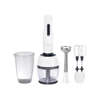Vestel Vanilya 2100 B 1500 ml Plastik Hazneli Turbolu 4 Bıçaklı 3'lü Blender Seti Beyaz