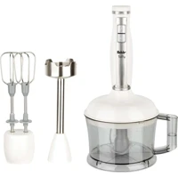 Fakir Taffy 1500 ml Plastik Hazneli Turbolu 4 Bıçaklı 3'lü Blender Seti Krem