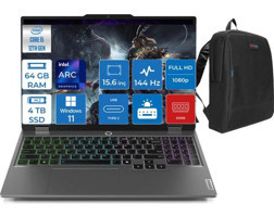 Lenovo LOQ 15IAX9I 883FQ000UTRWP31 Harici Intel UHD Graphics Intel Core i5 12450HX 64 GB DDR5 Ram 4 TB SSD 15.6 inç Full HD Windows 11 Pro Laptop + Zetta Çanta