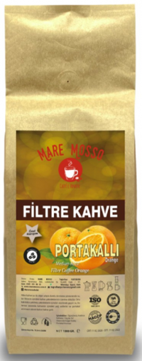 Mare Mosso Portakal Aromalı Arabica Öğütülmüş Filtre Kahve 1 kg