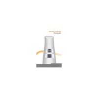 Goldmaster Handy Plastik Hazneli Turbolu Çift Bıçaklı Tekli El Blender Beyaz