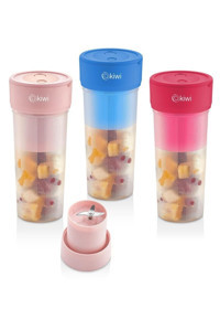 Kiwi KSB 250 ml Plastik Hazneli Kişisel Tekli Mini Blender Kırmızı