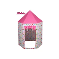 Abbie Üçgen Kız Yıldızlı Şato Oyun Çadırı Pembe