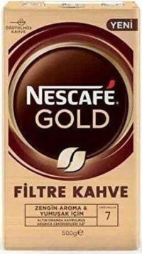 Nescafe Gold Arabica Öğütülmüş Fitre Kahve 4x500 gr