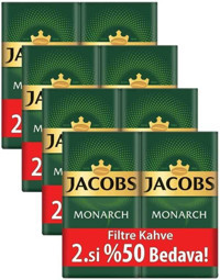 Jacobs Monarch Arabica Öğütülmüş Fitre Kahve 4x500 gr