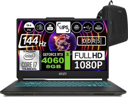 MSI Cyborg 15 A13VF892XTRWH07 Harici GeForce RTX 4060 Intel Core i7 13620H 32 GB Ram 2 + 2 TB SSD 15.6 inç Full HD Windows 11 Home Oyuncu Laptop + Zetta Çanta