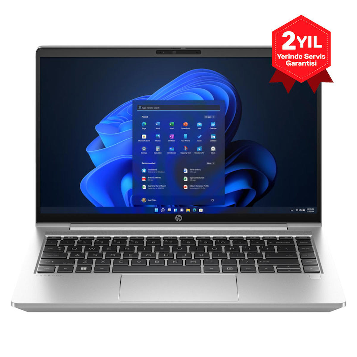 HP Probook 440 G10 8A568EA Harici GeForce RTX 2050 Intel Core i5 1335U 8 GB Ram 512 GB SSD 14 inç Full HD FreeDos Oyuncu Laptop