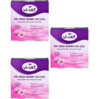 Vi-vet Pudralı Hassas Ciltler 3x24 Adet Yüz Ağda Bandı