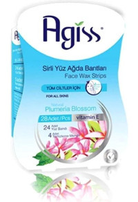 Agiss Natural Plumeria Blossom Tüm Ciltler 28 Adet Yüz Ağda Bandı