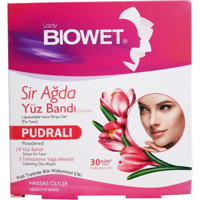 Lady Biowet Pudralı Hassas Ciltler 27 Adet Yüz Ağda Bandı