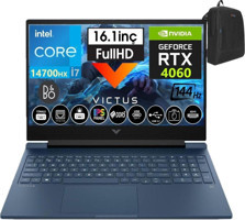 HP Victus 16-R1041NT VictusA1YU5E22 Harici GeForce RTX 4060 Intel Core i7 14700HX 24 GB Ram 1 TB SSD 16.1 inç Full HD Windows 11 Home Oyuncu Laptop + Zetta Çanta