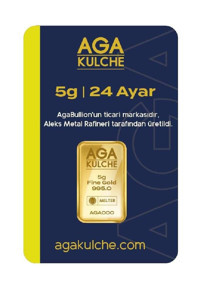 Agakulche 24 Ayar 5 gr Gram Altın