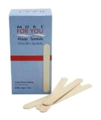 More For You Ahşap 100 Adet Ağda Spatulası