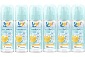 Uni Baby Çiçeksi Ferahlık Sprey Bebek Kolonyası 6x150 ml
