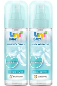 Uni Baby Bebeksi Dokunuş Sprey Bebek Kolonyası 2x150 ml