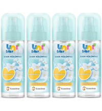 Uni Baby Çiçeksi Ferahlık Sprey Bebek Kolonyası 4x150 ml