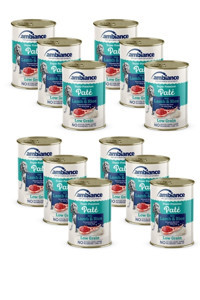Ambiance Super Premium Kuzu Etli Ezme Yetişkin Yaş Köpek Maması 400 gr 12'li