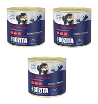 Bozita Biftek Yetişkin Yaş Köpek Maması 625 gr 3'lü