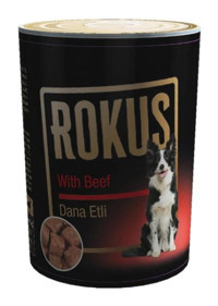 Rokus Dana Etli Parça Etli Yetişkin Yaş Köpek Maması 410 gr 24'lü