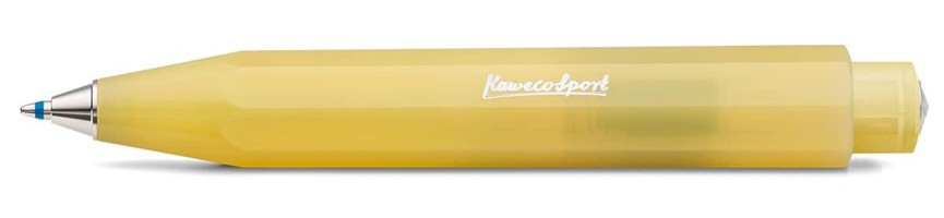 Kaweco Frosted Sport Abs Tek Renkli Sarı Tükenmez Kalem