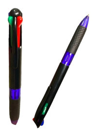 Maxx Adm-15259 Plastik 4 Renkli 0.7 mm Çok Renkli Tükenmez Kalem