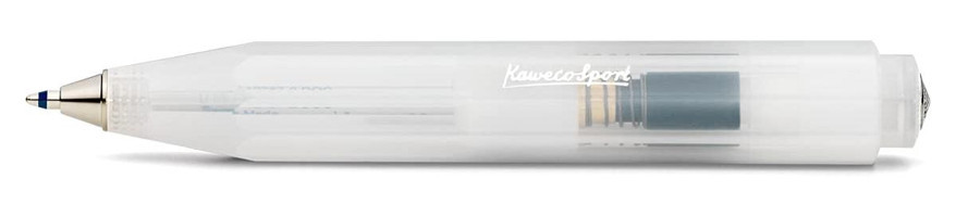 Kaweco Frosted Sport Abs Tek Renkli Mini Beyaz Tükenmez Kalem