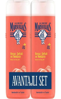 Le Petit Marseillais Beyaz Şeftali-Nektarin Nemlendirici Duş Jeli 12x400 ml