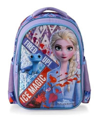 Otto Disney Frozen Su Geçirmez 2 Gözlü Çok Renkli İlkokul Kız Sırt Çantası