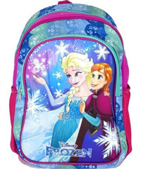 Hakan Çanta Disney Frozen Kalp Su Geçirmez 2 Gözlü Çok Renkli İlkokul Kız Sırt Çantası
