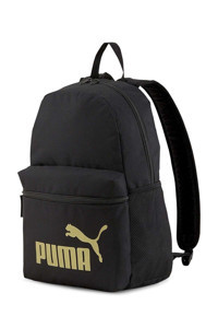 Puma Phase Su Geçirmez 2 Gözlü Siyah Lise Unisex Sırt Çantası