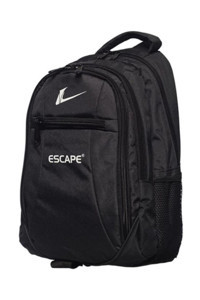 Escape 307 Su Geçirmez 4 Gözlü Siyah Lise Unisex Sırt Çantası