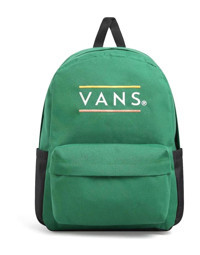 Vans Old Skool Backpack Su Geçirmez 2 Gözlü Yeşil Lise Unisex Sırt Çantası