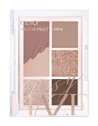 Clio 02 Rosy Haze Toz Simli Sedefli Far Paleti