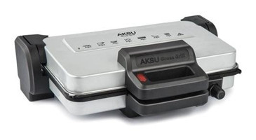 Aksu T-32 Gross Grill 6 Dilim Döküm Çıkartılabilir Plaka Gri Izgaralı Tost Makinesi