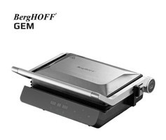 BergHOFF Çelik Çıkartılabilir Plaka Gümüş Izgaralı Tost Makinesi