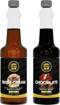 By Tüfekçi Çikolata-Irish Cream Kahve Şurubu 2x750 ml