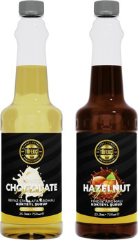 By Tüfekçi Beyaz Çikolata-Fındık Kahve Şurubu 2x750 ml