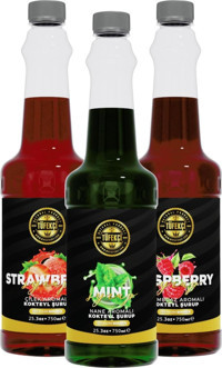 By Tüfekçi Çilek-Frambuaz-Nane Kahve Şurubu 3x750 ml