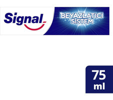 Signal Beyazlatıcı Sistem Naneli Florürlü Diş Macunu 75 ml