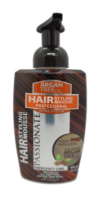 Passionate Argan Özlü Normal Saçlar İçin Şekillendirici Hacim Veren Saç Köpüğü 450 ml