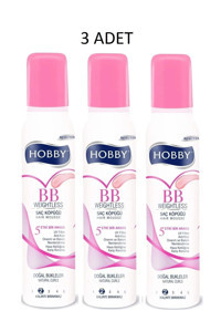 Hobby Bb Onarıcı Normal Saçlar İçin Şekillendirici Hacim Veren Saç Köpüğü 3x150 ml