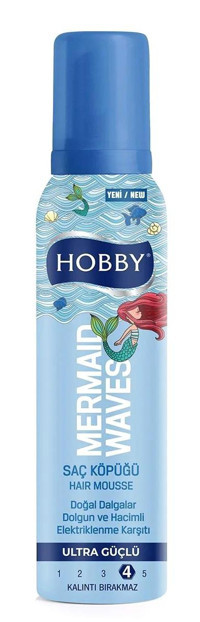 Hobby Mermaid Waves Dalgalı Saçlar İçin Şekillendirici Hacim Veren Saç Köpüğü 150 ml