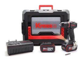 Kress KUA71 20 V Darbesiz Akülü Çift Akülü Şarjlı Matkap