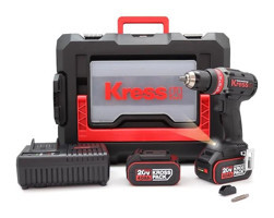 Kress KUA72.1 20 V Darbesiz Akülü Çift Akülü Şarjlı Matkap