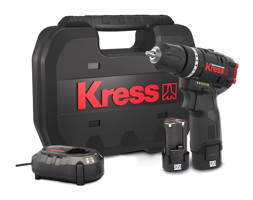 Kress KUC12 12 V Darbeli Akülü Çift Akülü Şarjlı Matkap